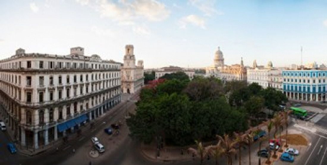 Buildings in a city Parque Central Old Havana Havana Cuba Canvas Art - Panoramic Images (24 x 12)