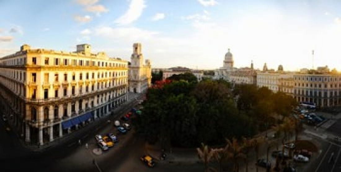 Buildings in a city Parque Central Old Havana Havana Cuba Canvas Art - Panoramic Images (24 x 12)