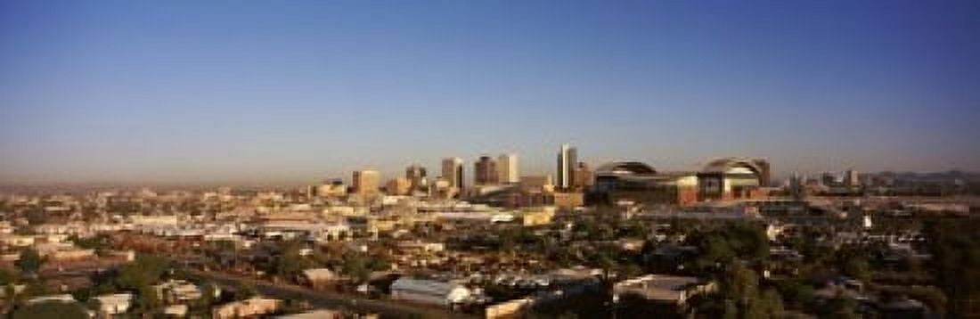 Buildings in a city Phoenix Arizona USA Canvas Art - Panoramic Images (18 x 6)