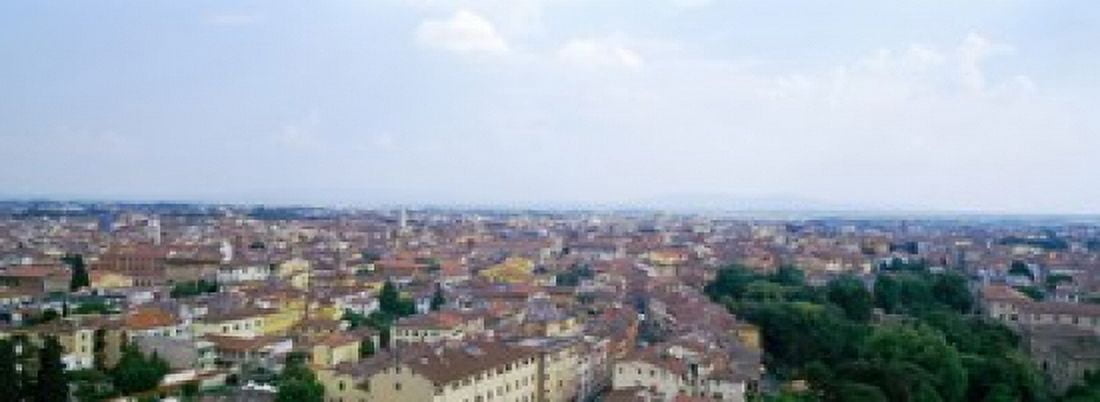 Buildings in a city Pisa Tuscany Italy Canvas Art - Panoramic Images (18 x 7)