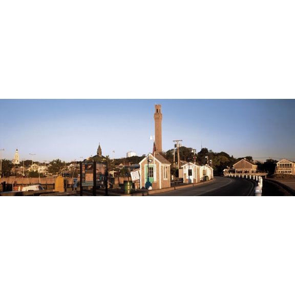 Buildings in a city Provincetown Cape Cod Barnstable County Massachusetts USA Canvas Art - Panoramic Images (6 x 18)