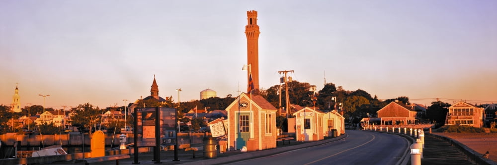 Buildings in a city Provincetown Cape Cod Barnstable County Massachusetts USA Canvas Art - Panoramic Images (6 x 18)