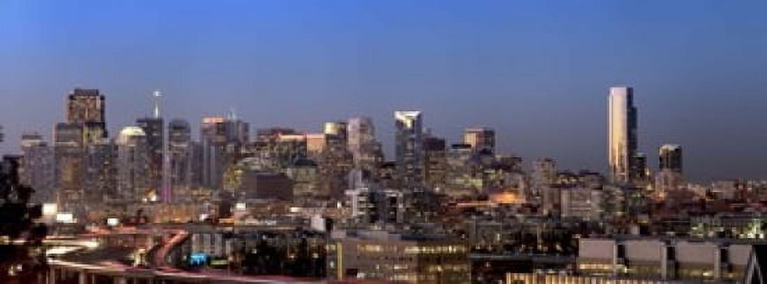 Buildings in a city San Francisco California USA 2010 Canvas Art - Panoramic Images (18 x 7)