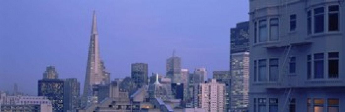 Buildings in a city San Francisco California USA Canvas Art - Panoramic Images (18 x 6)