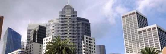 Buildings in a city San Francisco California USA Canvas Art - Panoramic Images (36 x 12)