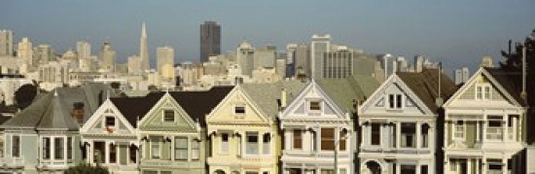 Buildings in a city San Francisco San Francisco County California USA Canvas Art - Panoramic Images (36 x 12)