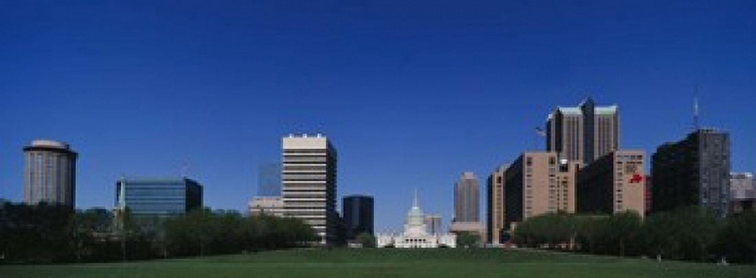 Buildings in a city St Louis Missouri USA Canvas Art - Panoramic Images (18 x 7)