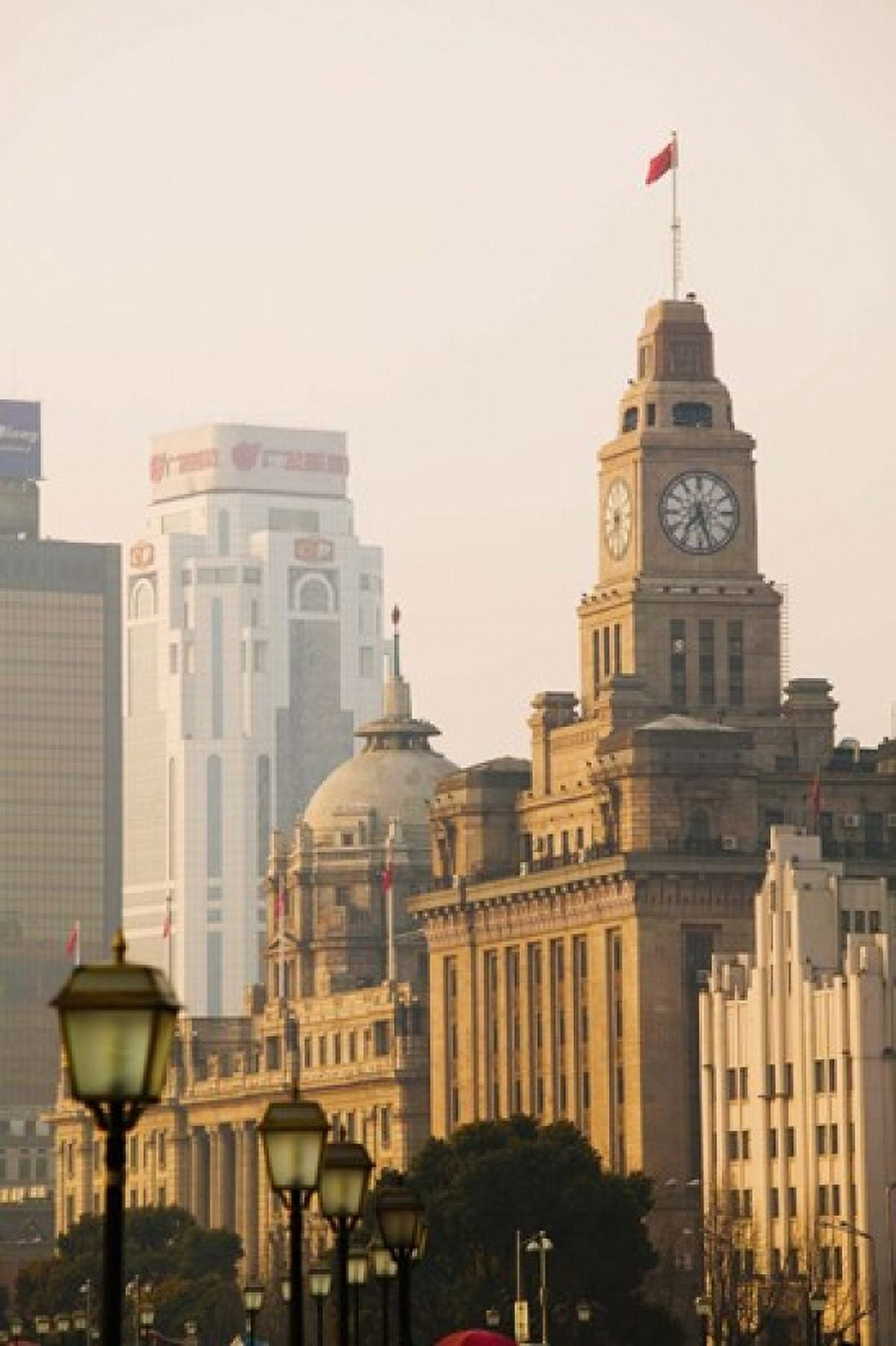 Buildings in a city The Bund Shanghai China Canvas Art - Panoramic Images (24 x 36)