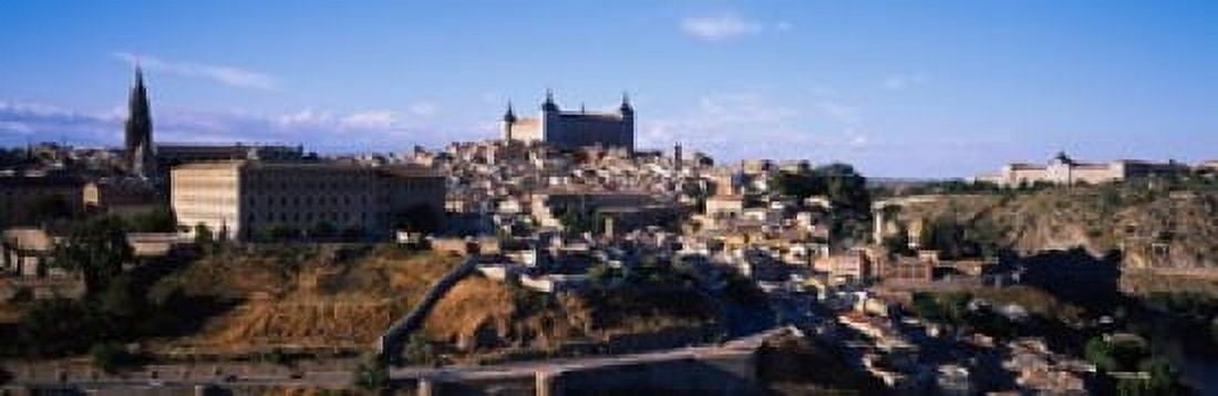 Buildings in a city Toledo Toledo Province Castilla La Mancha Spain Canvas Art - Panoramic Images (36 x 12)