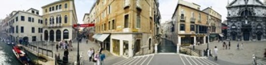 Buildings in a city Venice Veneto Italy Canvas Art - Panoramic Images (40 x 10)