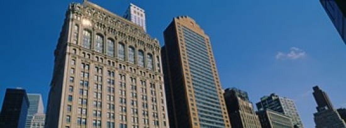 Buildings in a downtown district New York City New York State USA Canvas Art - Panoramic Images (36 x 13)