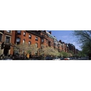 Buildings in a street, Commonwealth Avenue, Boston, Suffolk County, Massachusetts, USA Poster Print 18 x 6