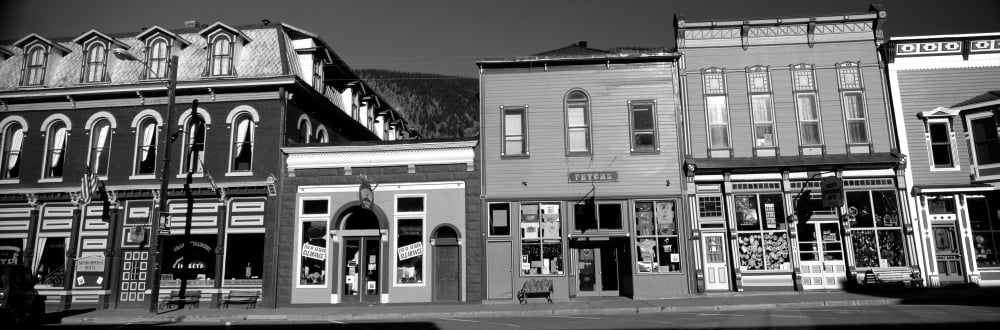 Buildings in a town Old Mining Town Silverton San Juan County Colorado USA Canvas Art - Panoramic Images (6 x 18)