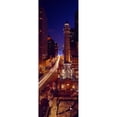 thumbnail image 1 of Buildings lit up at night Water Tower Magnificent Mile Michigan Avenue Chicago Cook County Illinois USA (18 x 7), 1 of 1