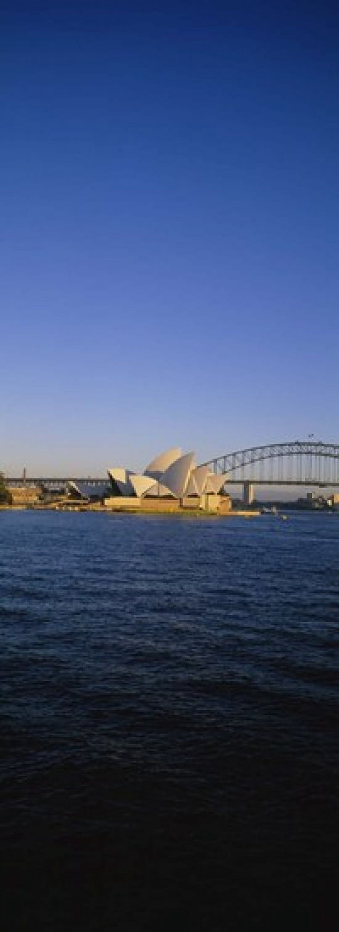 Buildings on the waterfront Sydney Opera House Sydney New South Wales Australia Canvas Art - Panoramic Images (18 x 7)