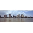thumbnail image 1 of Buildings viewed from the deck of Algiers ferry, New Orleans, Louisiana, USA Poster Print (18 x 7), 1 of 1