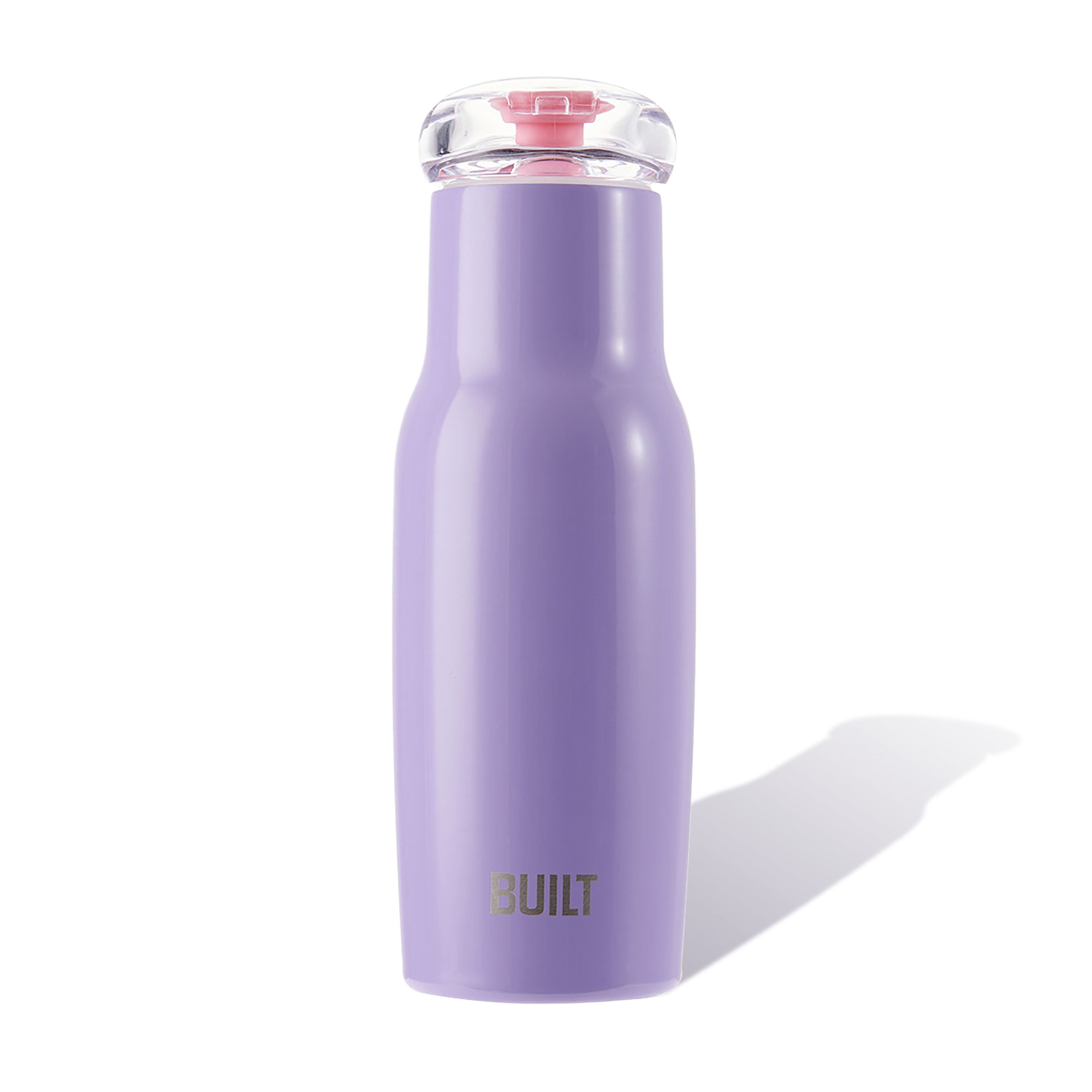 Built 14-Ounce Flip Top Water Bottle in Lavender