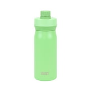 Built 16-Ounce Cascade Stainless Steel Water Bottle with Leakproof Chug Lid, 16 fl oz, Green