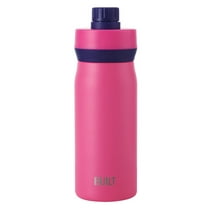 Built 16-Ounce Cascade Stainless Steel Water Bottle with Leakproof Chug Lid, 16 fl oz, Pink