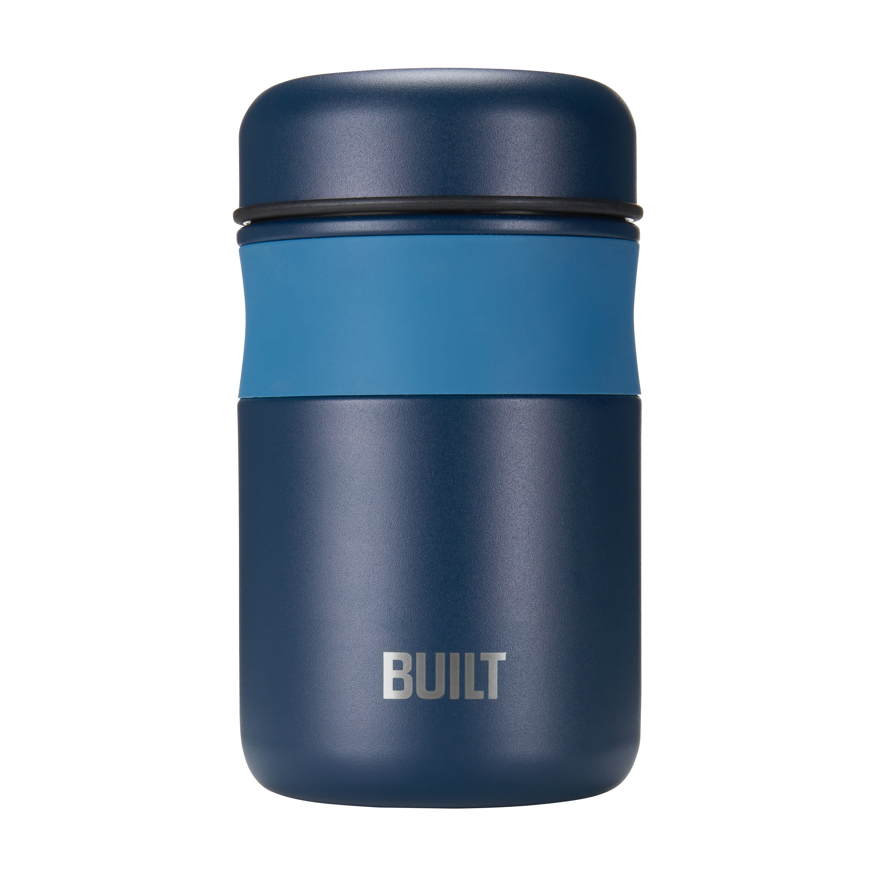 Blue Stainless Steel Soup Thermos, 13 Oz.