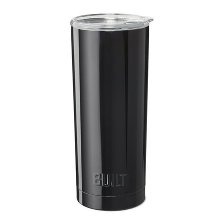 Built 20-Ounce Double-Wall Stainless Steel Tumbler in Jet Black