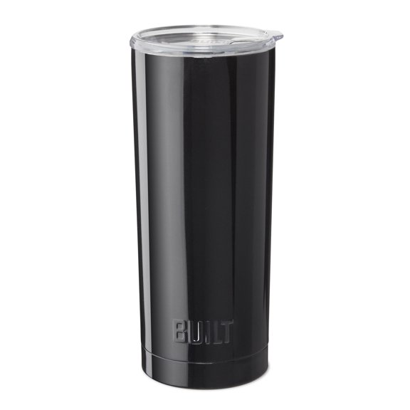 Built 20-Ounce Double-Wall Stainless Steel Tumbler in Jet Black