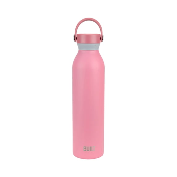 Built 24oz Cascade Standard Mouth with Twist Lid with Handle Pink