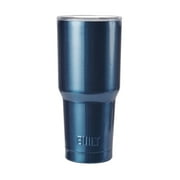 BUILT 30 oz Double-Wall Stainless Steel Tumbler Water Bottle, Medieval Blue