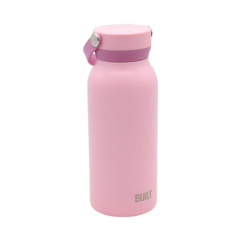 Built 32-Ounce Cascade Double Wall Stainless Steel Water Bottle, 32-Ounces,  Blush Pink 