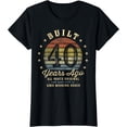 thumbnail image 1 of Built 40 Years Ago - All Parts Original Gifts 40th Birthday T-Shirt, 1 of 3