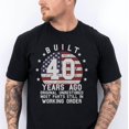 thumbnail image 1 of Built 40 Years Ago Shirt, Vintage 1985 Shirt, 1986 Born İn, 40Th Birthday, Turning 40, 1 of 5
