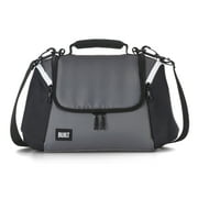 Built All Day Insulated Lunch Bag, Gray with Black Accents