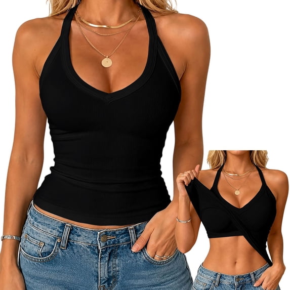 Built in Bra Tank Tops for Women,spaghetti Strap Tank Top Slimming Tank Tops for Women Low Cut Tank Tops for Women Active Tops Sports Tank Tops Bra Tops for Women Workout Tops,Black,XL