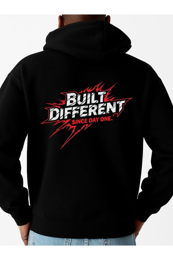 Built Different hoodies funny humor men polyester black Comfortable for Casual Wear vintage y2k funny humor Original Unisex Shirt Graphic tshirts Funny Unisex Shirt Graphic tshirts