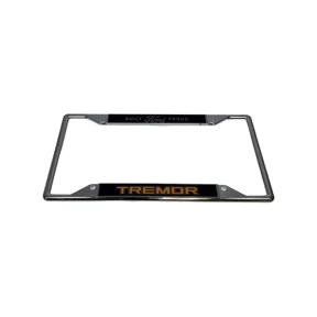 Built Ford Proud Tremor Badge Daytona Lite Chrome Steel License Plate Frame