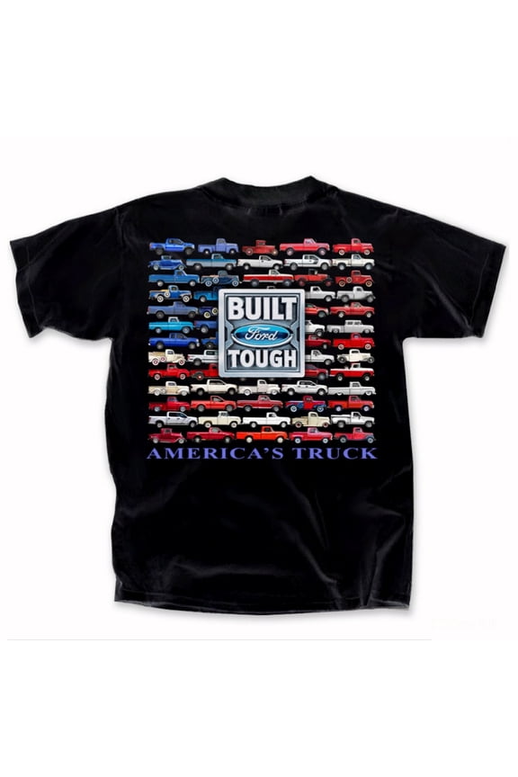 Built Ford Tough America’s Trucks U.S. Flag Short Sleeve T-Shirt