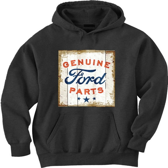 Built Ford Tough Decal Hoodie Men's Sweatshirt Black