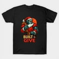 thumbnail image 1 of Built Give Funny Bodybuilder Gym Workout Graphic, H10381 Unisex T-Shirt, Up to 5XL Available, 1 of 2