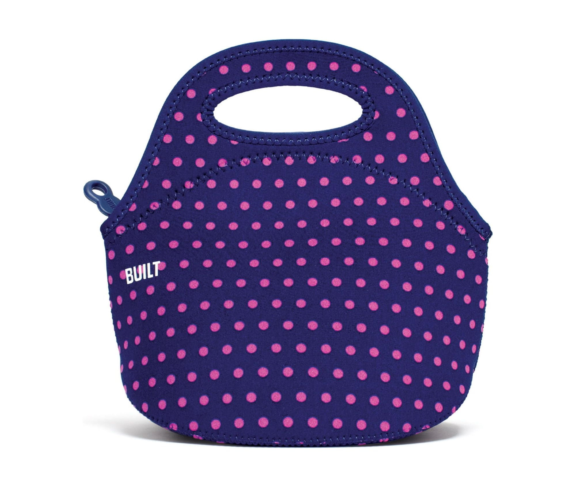 Built Gourmet Getaway Neoprene Mini Dot Navy Snack Tote - Walmart.com