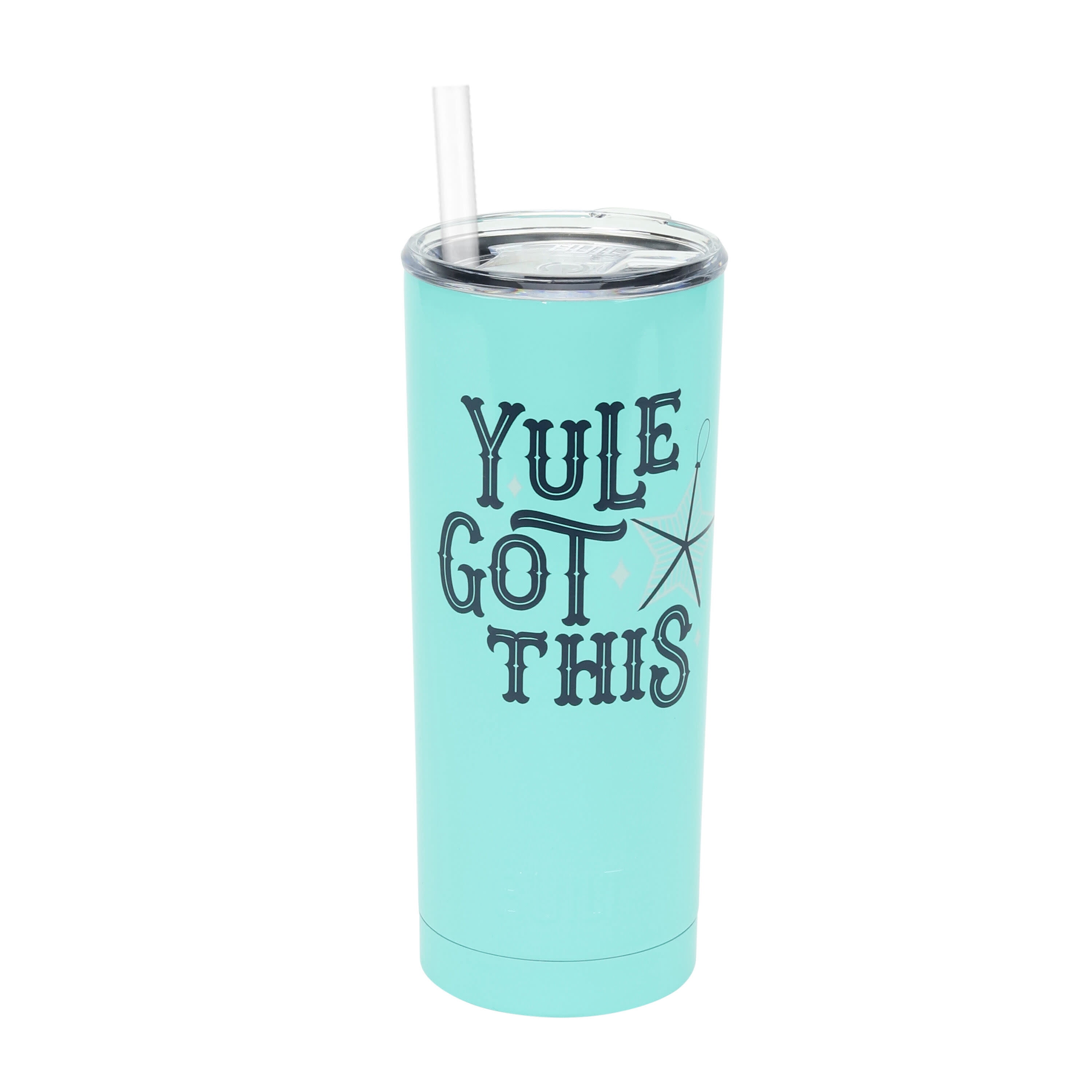 Built Holiday Tumbler with Straw 20oz Stainless Steel Teal