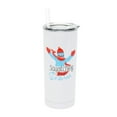 thumbnail image 1 of Built Holiday Tumbler with Straw 20oz Stainless Steel White, 1 of 10