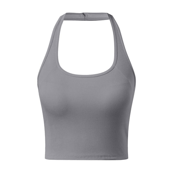 Built In Bra Tank Top 2 In 1 Comfortable Trendy Built-In Bra Tank Adjustable Spaghetti Strap Basic Yoga Cami Shirt