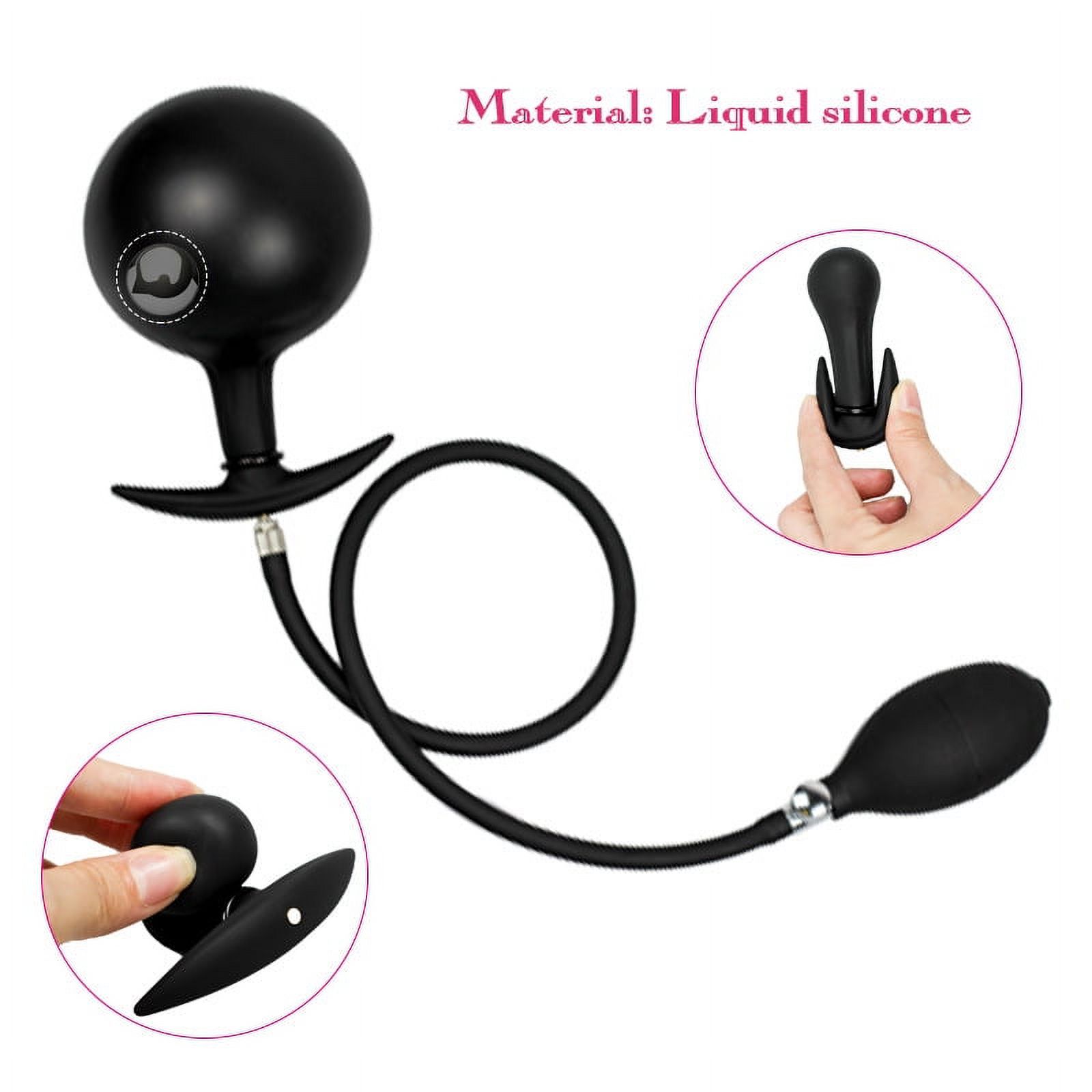 Built-In Steel Ball Inflatable Big Anal Plug Expandable Dog Tail Plug Dildo  Pump Anal Masturbation Expander Couple Silicone Inflatable Anal Plug Anal  Dilator - Walmart.com