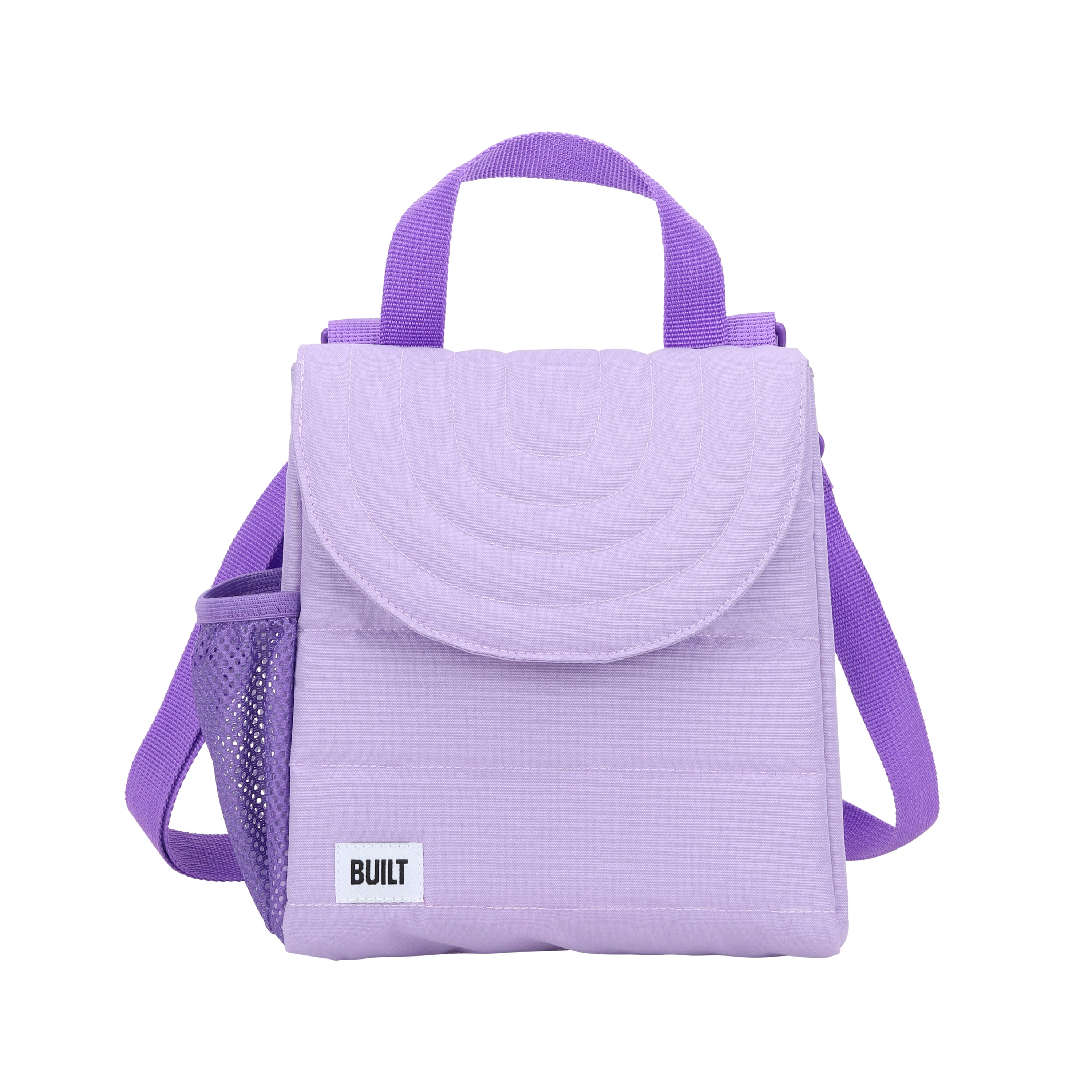 Zodaca Insulated Lunch Bag for Girls and Kids (Light Purple, 8 x 10 x 4 In)