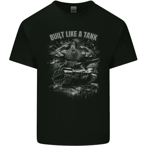 Built Like Tank Funny Gym Bodybuilding Training Motivational Unisex T-Shirt