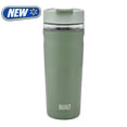 thumbnail image 1 of Built GlassX 20 Oz Two-Tone Sage Insulated Stainless Steel Tumbler With Glass Interior, 1 of 14