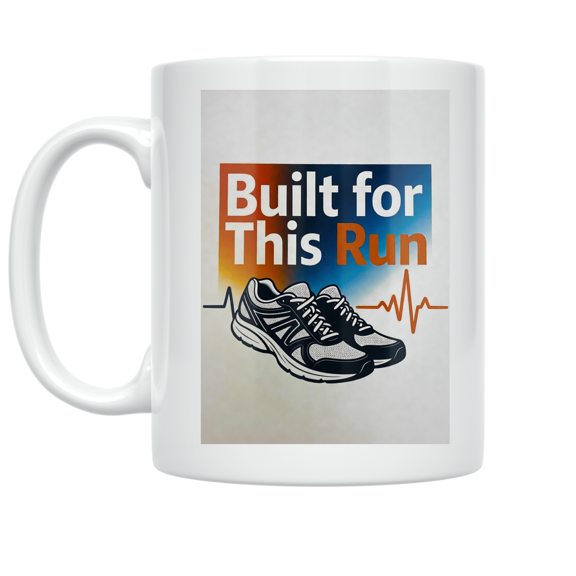Built for This Run - Running Enthusiast - 11 oz Ceramic Coffee Mug