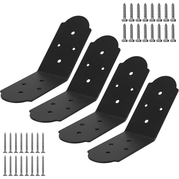 Built-in 45-degree angle bracket, 6
