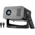 thumbnail image 1 of [Built-in Apps & 2026 Upgraded] Mini Projector with Wifi and Bluetooth Portable,Native 1080P 4K Support Auto Keystone Movie Projector Compatible with TV Stick/HDMI/USB, 360° for Bedroom, Outdoor Use, 1 of 5