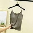 thumbnail image 1 of Built in Bra Tank Tops for Woman Sleeveless Tops With Built In Bras Shelf Bra Padded Shirt Tanks Loose Fit Tank Tops, 1 of 5